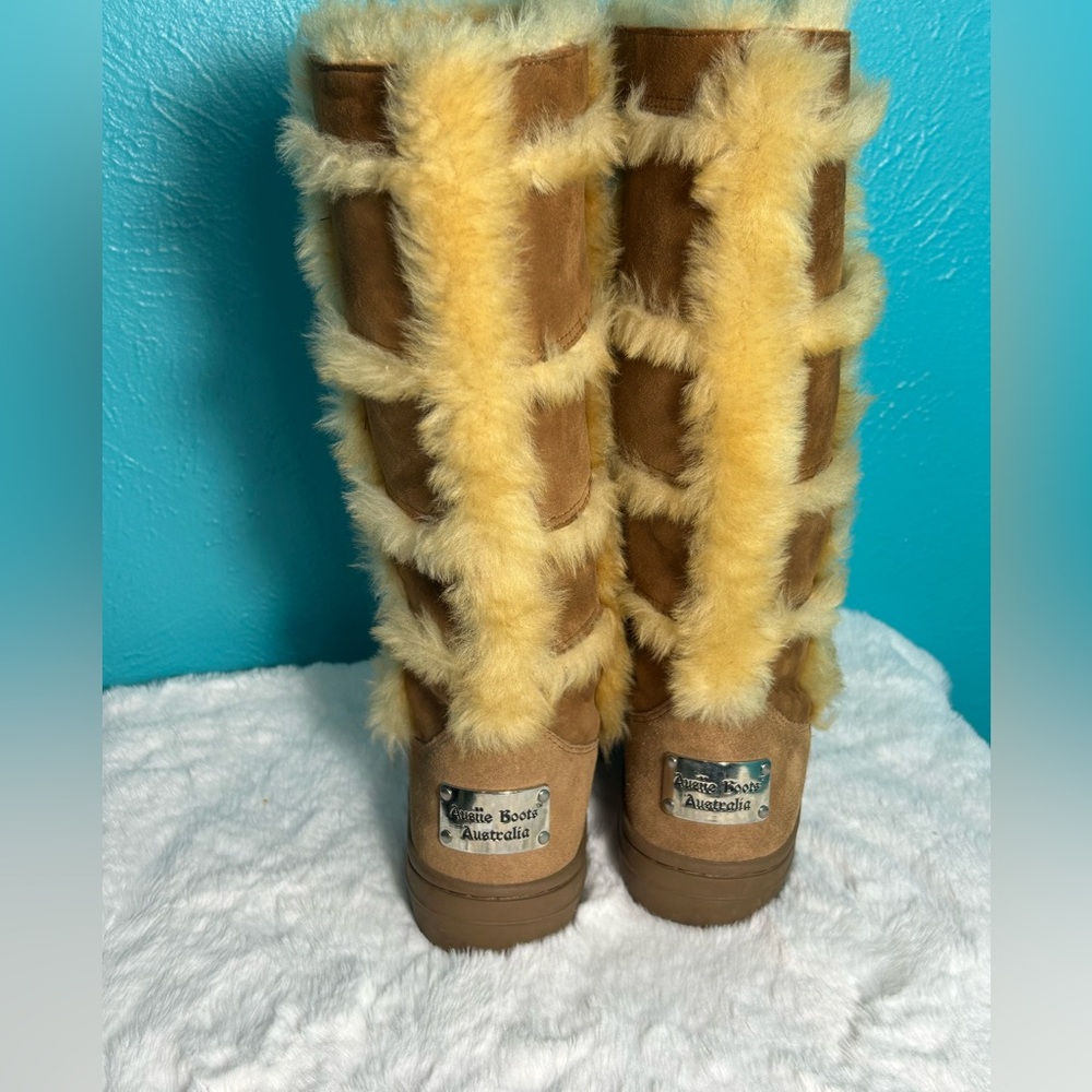 🌸Fur boots sz:6